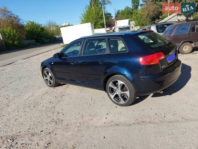Ауди А3 2008 в Киеве на Automoto.ua Синий Ауди А3, объемом двигателя 1.8 л и пробегом 221 тыс. км за 7700 $, фото 2 на Automoto.ua