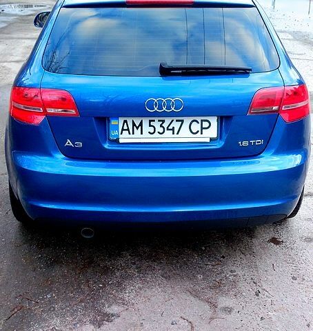 Синий Ауди А3, объемом двигателя 1.6 л и пробегом 255 тыс. км за 8950 $, фото 3 на Automoto.ua
