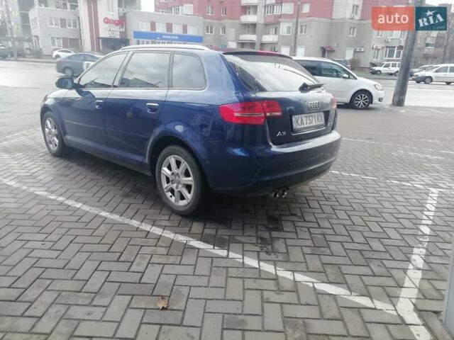 Синій Ауді А3, об'ємом двигуна 1.97 л та пробігом 215 тис. км за 9799 $, фото 2 на Automoto.ua