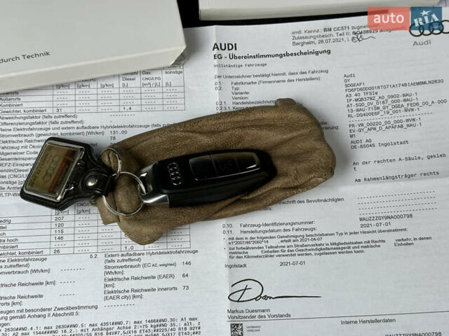 Синий Ауди А3, объемом двигателя 1.4 л и пробегом 48 тыс. км за 23750 $, фото 197 на Automoto.ua