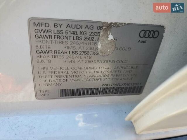 Ауді A4 Allroad 2015 у Івано-Франківську на Automoto.ua Білий Ауді A4 Allroad, об'ємом двигуна 1.98 л та пробігом 75 тис. км за 2000 $, фото 11 на Automoto.ua