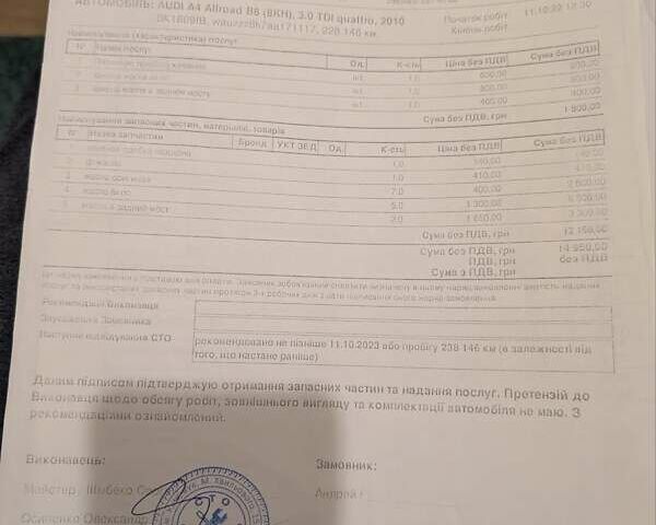 Чорний Ауді A4 Allroad, об'ємом двигуна 2.97 л та пробігом 263 тис. км за 12200 $, фото 24 на Automoto.ua