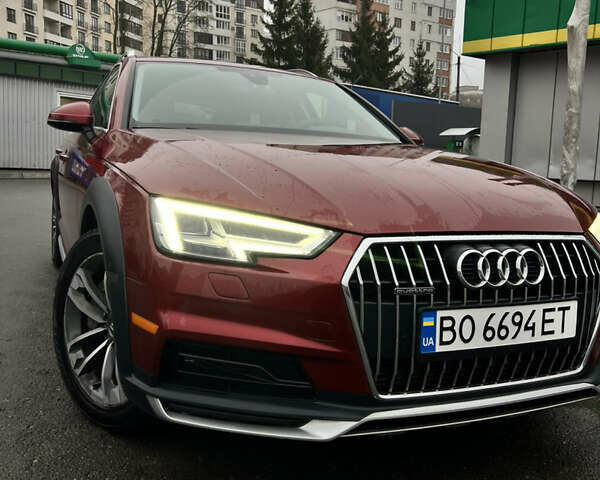 Красный Ауди А4 Олроуд, объемом двигателя 1.98 л и пробегом 249 тыс. км за 20100 $, фото 1 на Automoto.ua
