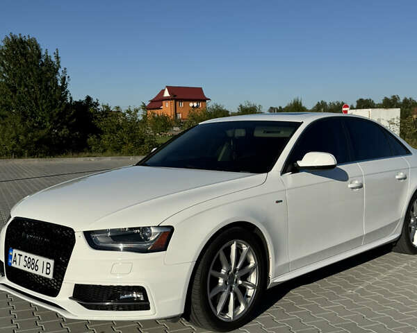 Ауди А4 2014 в Богородчанах на Automoto.ua Белый Ауди А4, объемом двигателя 1.98 л и пробегом 196 тыс. км за 11000 $, фото 1 на Automoto.ua