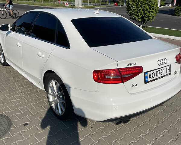 Ауди А4 2015 в Мукачеве на Automoto.ua Белый Ауди А4, объемом двигателя 1.98 л и пробегом 228 тыс. км за 14500 $, фото 7 на Automoto.ua