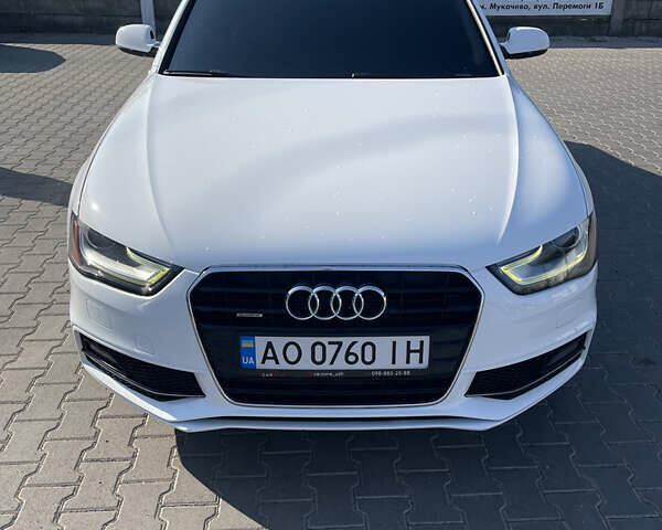 Ауди А4 2015 в Мукачеве на Automoto.ua Белый Ауди А4, объемом двигателя 1.98 л и пробегом 228 тыс. км за 14500 $, фото 1 на Automoto.ua