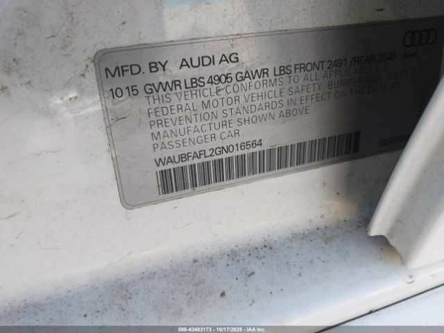 Белый Ауди А4, объемом двигателя 2 л и пробегом 87 тыс. км за 1500 $, фото 8 на Automoto.ua