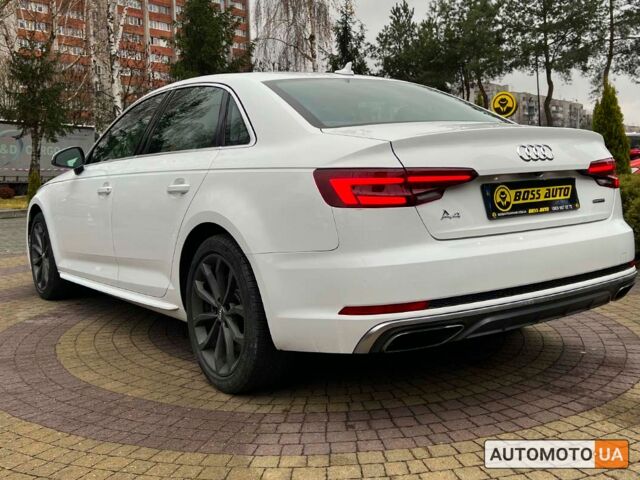 Ауді А4 2018 у Львові на Automoto.ua Білий Ауді А4, об'ємом двигуна 2 л та пробігом 51 тис. км за 23350 $, фото 4 на Automoto.ua