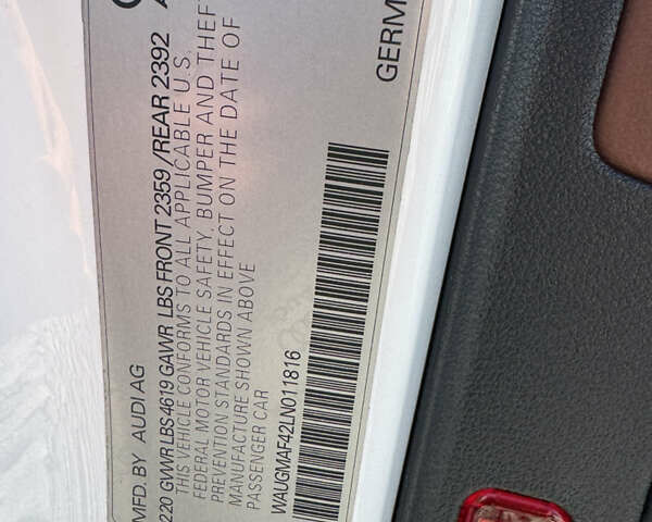 Білий Ауді А4, об'ємом двигуна 2 л та пробігом 55 тис. км за 25500 $, фото 24 на Automoto.ua
