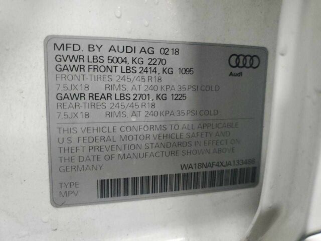 Белый Ауди А4, объемом двигателя 2 л и пробегом 77 тыс. км за 7500 $, фото 13 на Automoto.ua