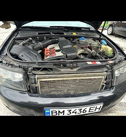 Черный Ауди А4, объемом двигателя 2 л и пробегом 280 тыс. км за 5300 $, фото 10 на Automoto.ua