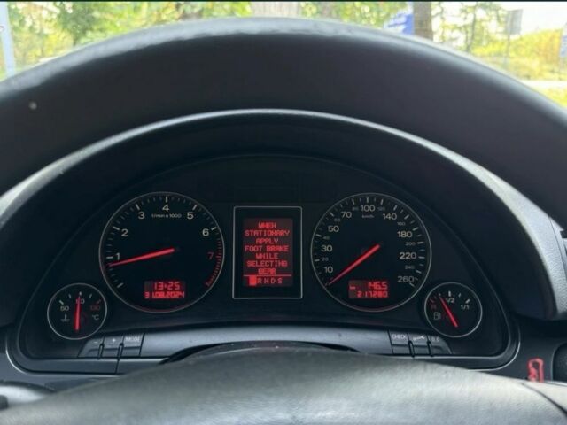 Черный Ауди А4, объемом двигателя 2 л и пробегом 217 тыс. км за 5200 $, фото 7 на Automoto.ua