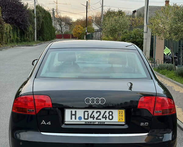 Ауді А4 2006 у Вінниці на Automoto.ua Чорний Ауді А4, об'ємом двигуна 2 л та пробігом 152 тис. км за 8499 $, фото 8 на Automoto.ua