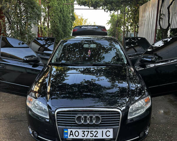 Ауді А4 2006 у Виноградове на Automoto.ua Чорний Ауді А4, об'ємом двигуна 1.6 л та пробігом 240 тис. км за 6800 $, фото 1 на Automoto.ua