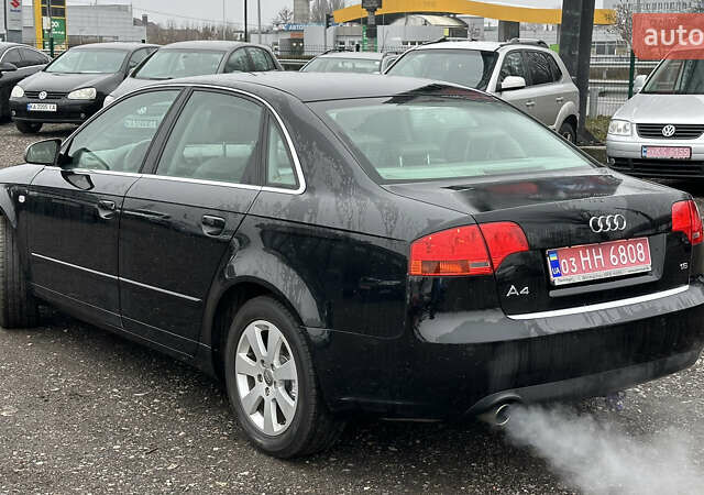 Чорний Ауді А4, об'ємом двигуна 1.6 л та пробігом 131 тис. км за 7450 $, фото 2 на Automoto.ua