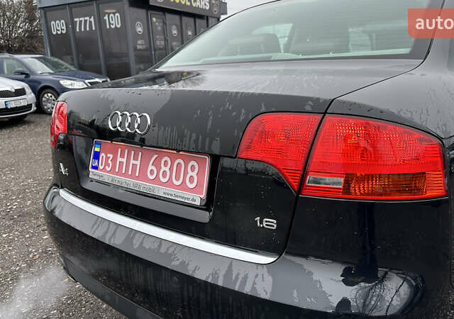 Чорний Ауді А4, об'ємом двигуна 1.6 л та пробігом 131 тис. км за 7450 $, фото 10 на Automoto.ua