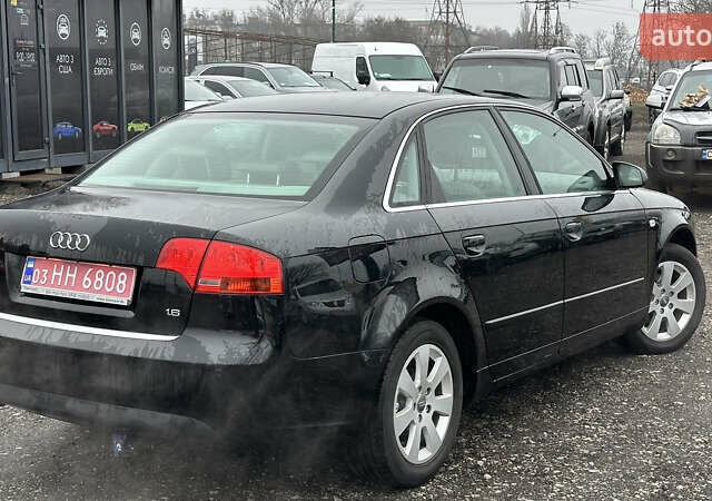 Чорний Ауді А4, об'ємом двигуна 1.6 л та пробігом 131 тис. км за 7450 $, фото 4 на Automoto.ua