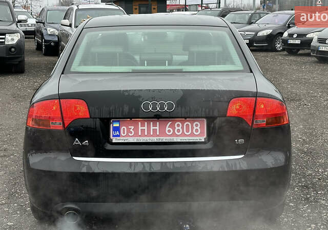 Чорний Ауді А4, об'ємом двигуна 1.6 л та пробігом 131 тис. км за 7450 $, фото 3 на Automoto.ua