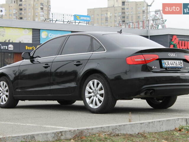 Ауди А4 2013 в Киеве на Automoto.ua Черный Ауди А4, объемом двигателя 1.98 л и пробегом 145 тыс. км за 11100 $, фото 2 на Automoto.ua