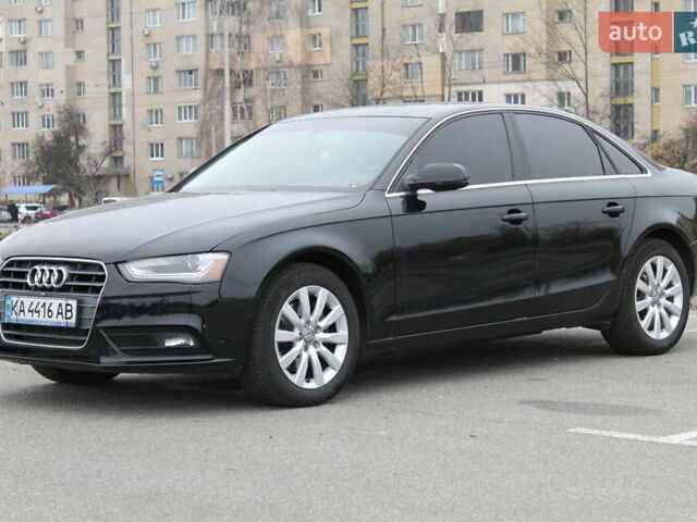 Ауди А4 2013 в Киеве на Automoto.ua Черный Ауди А4, объемом двигателя 1.98 л и пробегом 145 тыс. км за 11100 $, фото 1 на Automoto.ua