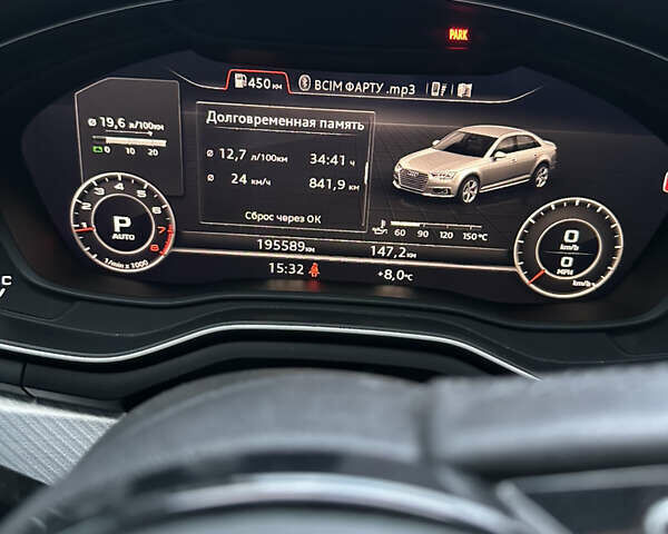 Черный Ауди А4, объемом двигателя 2 л и пробегом 195 тыс. км за 21999 $, фото 11 на Automoto.ua