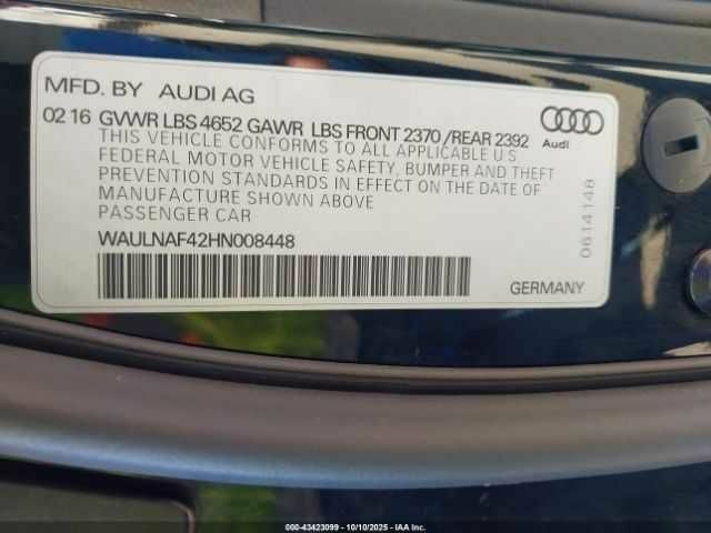 Черный Ауди А4, объемом двигателя 2 л и пробегом 92 тыс. км за 14500 $, фото 8 на Automoto.ua