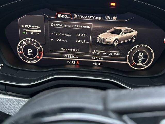 Черный Ауди А4, объемом двигателя 2 л и пробегом 195 тыс. км за 21999 $, фото 12 на Automoto.ua