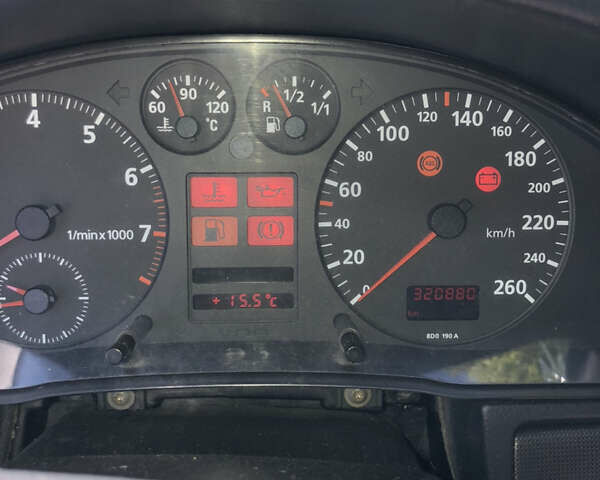 Черный Ауди А4, объемом двигателя 1.8 л и пробегом 320 тыс. км за 2500 $, фото 2 на Automoto.ua