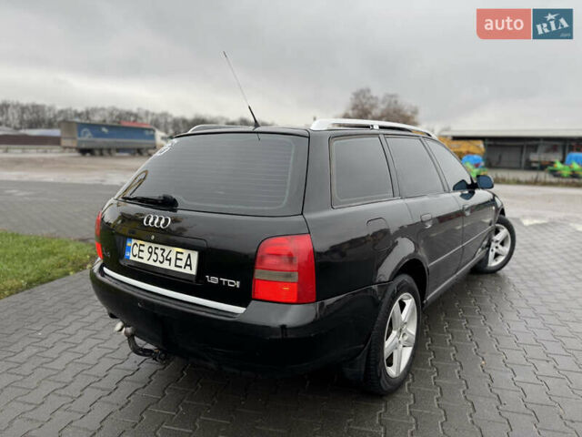 Черный Ауди А4, объемом двигателя 1.9 л и пробегом 394 тыс. км за 3500 $, фото 3 на Automoto.ua