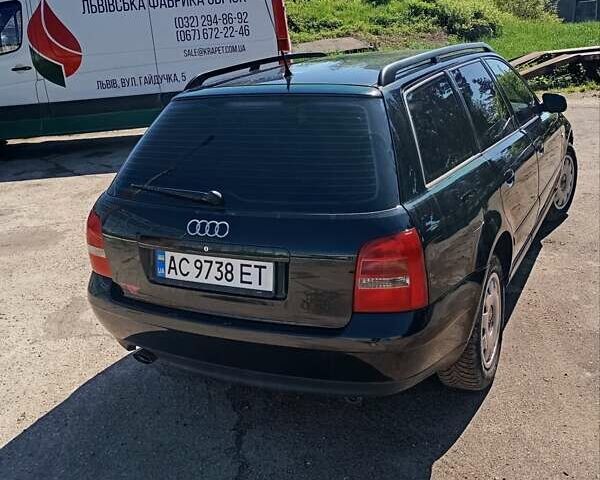 Черный Ауди А4, объемом двигателя 1.6 л и пробегом 254 тыс. км за 4100 $, фото 2 на Automoto.ua
