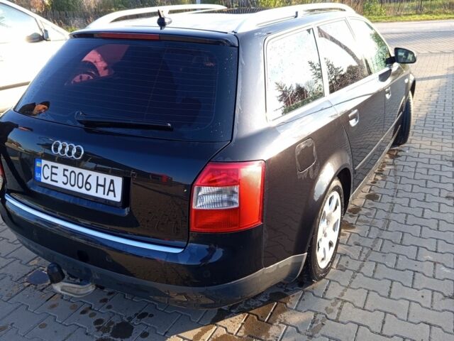 Ауді А4 2001 у Чернівцях на Automoto.ua Чорний Ауді А4, об'ємом двигуна 1.9 л та пробігом 370 тис. км за 4950 $, фото 4 на Automoto.ua