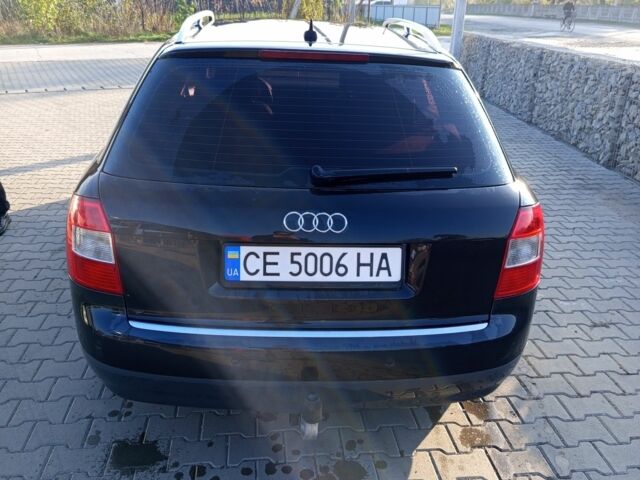 Ауді А4 2001 у Чернівцях на Automoto.ua Чорний Ауді А4, об'ємом двигуна 1.9 л та пробігом 370 тис. км за 4950 $, фото 5 на Automoto.ua