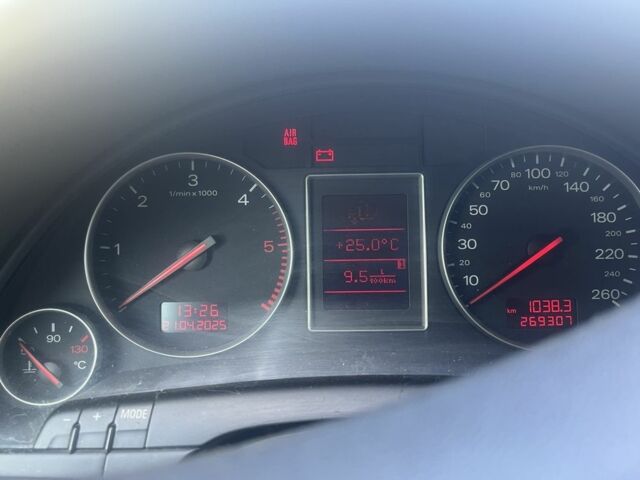 Черный Ауди А4, объемом двигателя 2.5 л и пробегом 280 тыс. км за 4000 $, фото 3 на Automoto.ua