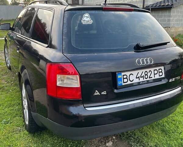 Черный Ауди А4, объемом двигателя 2.5 л и пробегом 350 тыс. км за 4999 $, фото 5 на Automoto.ua