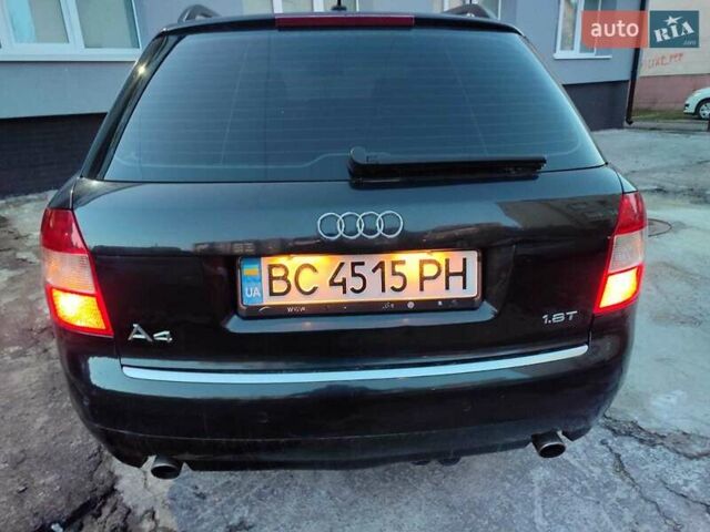 Черный Ауди А4, объемом двигателя 1.8 л и пробегом 274 тыс. км за 5750 $, фото 2 на Automoto.ua
