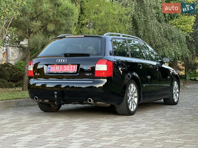 Черный Ауди А4, объемом двигателя 1.8 л и пробегом 224 тыс. км за 5950 $, фото 14 на Automoto.ua