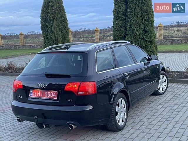 Чорний Ауді А4, об'ємом двигуна 1.8 л та пробігом 245 тис. км за 7500 $, фото 13 на Automoto.ua