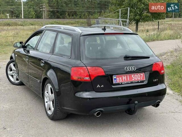 Чорний Ауді А4, об'ємом двигуна 1.8 л та пробігом 145 тис. км за 7650 $, фото 13 на Automoto.ua