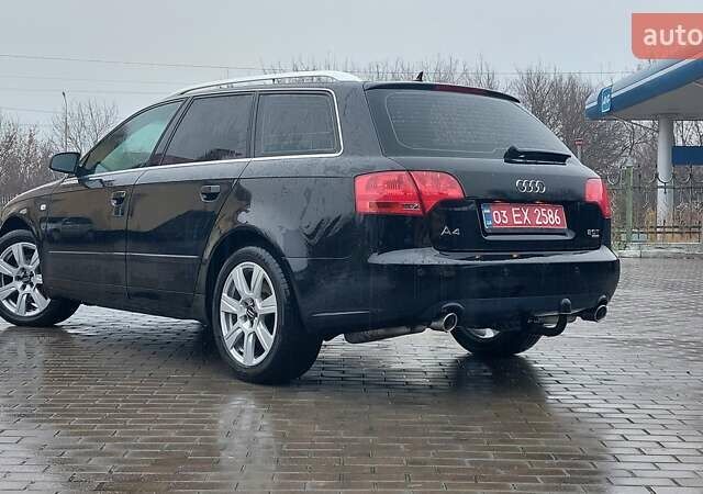 Чорний Ауді А4, об'ємом двигуна 2 л та пробігом 222 тис. км за 8350 $, фото 1 на Automoto.ua