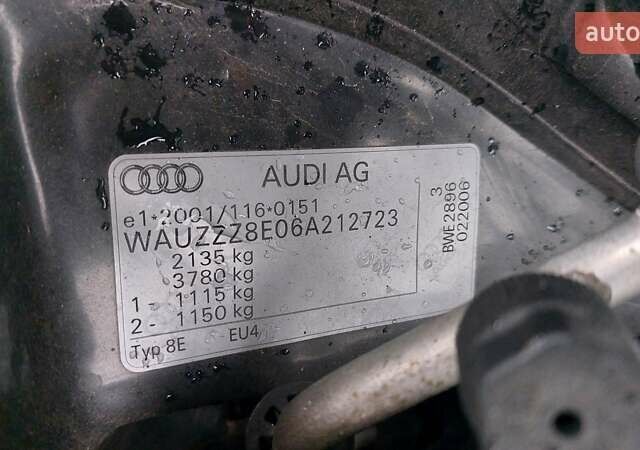 Чорний Ауді А4, об'ємом двигуна 2 л та пробігом 222 тис. км за 8350 $, фото 62 на Automoto.ua