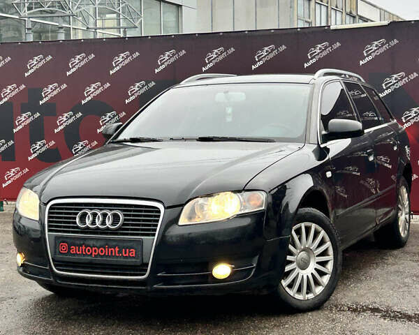 Черный Ауди А4, объемом двигателя 1.97 л и пробегом 345 тыс. км за 6300 $, фото 2 на Automoto.ua