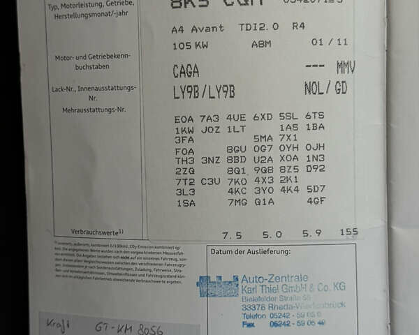 Черный Ауди А4, объемом двигателя 1.98 л и пробегом 257 тыс. км за 12800 $, фото 57 на Automoto.ua