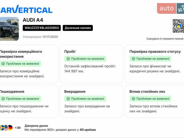Черный Ауди А4, объемом двигателя 2 л и пробегом 179 тыс. км за 30000 $, фото 32 на Automoto.ua