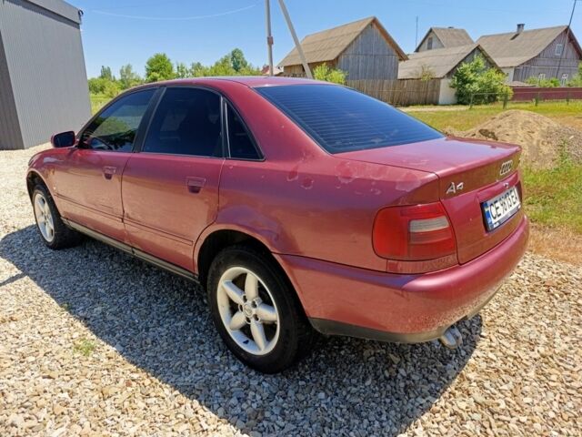 Красный Ауди А4, объемом двигателя 1.9 л и пробегом 420 тыс. км за 2500 $, фото 6 на Automoto.ua