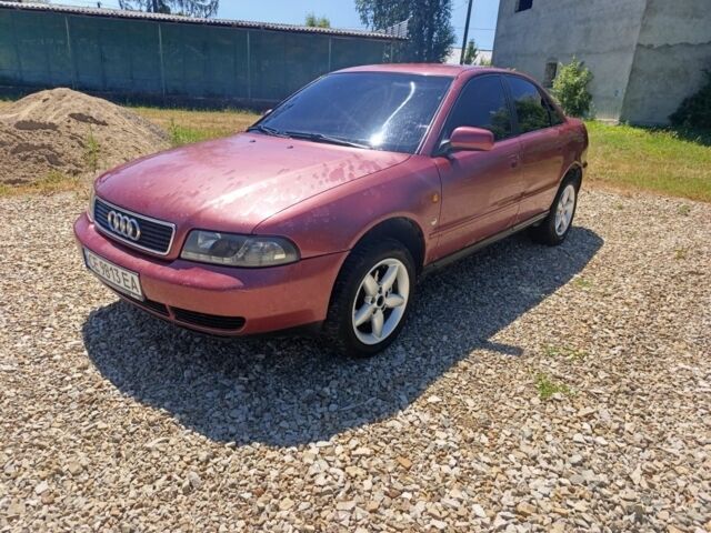 Красный Ауди А4, объемом двигателя 1.9 л и пробегом 420 тыс. км за 2500 $, фото 1 на Automoto.ua