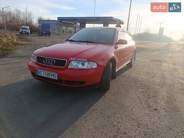 Красный Ауди А4, объемом двигателя 1.9 л и пробегом 400 тыс. км за 3100 $, фото 2 на Automoto.ua