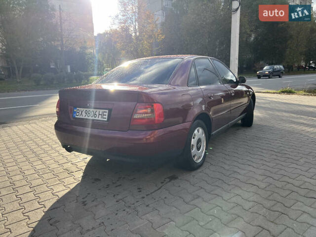 Красный Ауди А4, объемом двигателя 1.6 л и пробегом 226 тыс. км за 4300 $, фото 4 на Automoto.ua