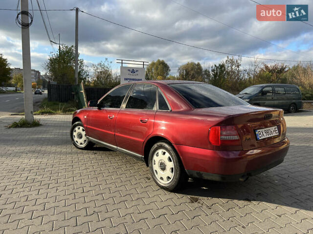 Красный Ауди А4, объемом двигателя 1.6 л и пробегом 226 тыс. км за 4300 $, фото 3 на Automoto.ua