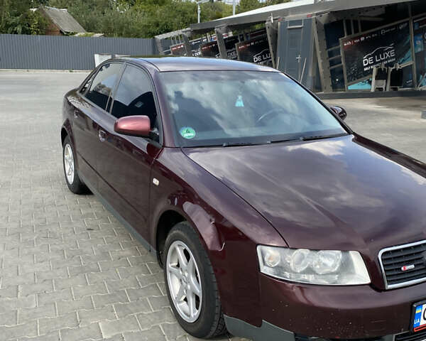 Красный Ауди А4, объемом двигателя 1.6 л и пробегом 240 тыс. км за 4800 $, фото 1 на Automoto.ua