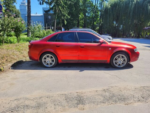 Красный Ауди А4, объемом двигателя 1.8 л и пробегом 400 тыс. км за 4000 $, фото 5 на Automoto.ua